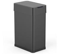 Kitchen Move Poubelle automatique SILVERLAKE BLACK acier inox ouverture papillon 60 L