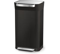Poubelle de cuisine avec filtre anti-odeurs - Capacité de 90 litres après compactage - Noir 30 litres - Poubelle à usage domestique