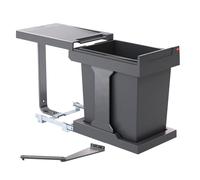 Poubelle de cuisine coulissante encastrable sous évier 20L Hailo Solo Automatique
