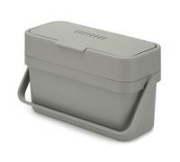 Poubelle de cuisine DUO 30139 4 l, gris, plastique, Joseph Joseph