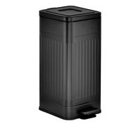 Poubelle de Cuisine en Métal Nova 30L Noir