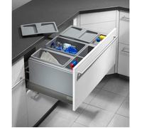 HAILO AS XXL 800 18/D/18/D/12/P/P/P pour tiroirs coulissants, adapté aux meubles de 80 cm de largeur / poubelles