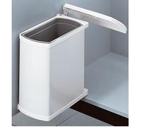 Poubelle de cuisine encastrable sous évier 18L Hailo AS Uno Coloris - Blanc