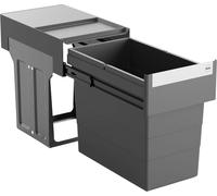 Poubelle de cuisine Hailo à encastrer, pour armoire de 40 à 90 cm, 1 x 28 L