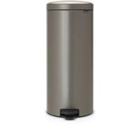 Poubelle de cuisine manuelle BRABANTIA à pédale NewIcon 30L Platinium