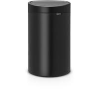 Poubelle de cuisine manuelle BRABANTIA Touch Bin 40L - Matt Black