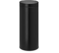 Brabantia Poubelle Touch Bin 30 L noir mat