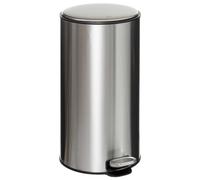 Poubelle de Cuisine métal Delta 30L Argente Five