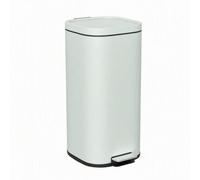 Poubelle de cuisine - Pédale de fermeture - 30 litres - Système de fermeture en douceur - Fonction de maintien du couvercle ouvert - Seau intérieur amovible - Résistant aux traces de doigts - Vert