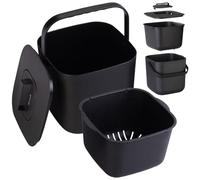 Poubelle de cuisine pour déchets organiques 7L et composteur [Rosenstein & Söhne]