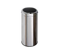 Poubelle de cuisine push TOKYO Argent Acier inoxydable 50 L