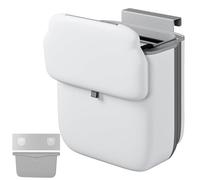 Poubelle de Cuisine Suspendue, Pliable Poubelle Murale 10L | Étanche avec Couvercle, PP+TPA, Petite Poubelle Suspension Cuisine Pour Camping, Voiture, Camping Car, Salle De Bain, Chambre