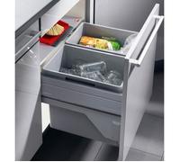 Poubelle de cuisine tri sélectif 2 bacs encastrable 60L (30+30) Hailo Euro Cargo S