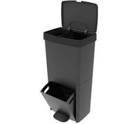 Poubelle de tri pédale picea 70l 3bacs
