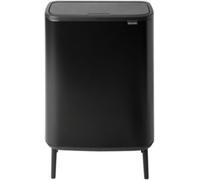 Poubelle de cuisine tri sélectif BRABANTIA Bo Touch Bin Hi 2x30L Matt Black