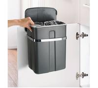 Wenko poubelle 12 l gris 54903100