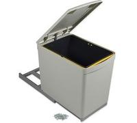 Poubelle de tri sélectif - couvercle automatique - 1 bac de 16 litres EMUCA