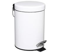 JJA Poubelle métal 105612 – 3 L – Blanc