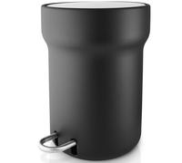 Poubelle de salle de bain CITADEL 5 l, noir, plastique / acier inoxidable, Eva Solo