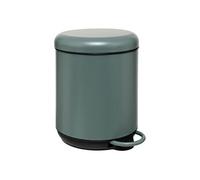 5five Poubelle à pédale de salle de bain Duo 5 L Vert Ficus