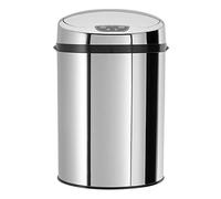 Poubelle de salle de bain Echtwerk à infrarouge - 9 l Silber, 37,5 x 24,5cm