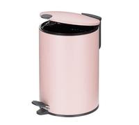 Poubelle de salle de bain Mats KELA - 3 L - Rose nuage - Métal