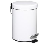 JJA Poubelle métal 105612 – 3 L – Blanc