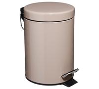 Poubelle métal 3 litres - Taupe