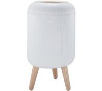 Kitchen Move - Poubelle sur pied LIMO - 9 L - Blanc et bois design
