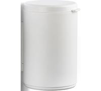 Poubelle de salle de bain RIM 3,3 l, montage mural, blanc, aluminium, Zone Danemark