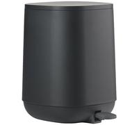 Poubelle de salle de bain TIME 3 l, noir, plastique, Zone Danemark