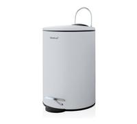 Poubelle de salle de bain TUBO, 3 l, gris, Blomus