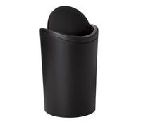 Poubelle de salle de bains TATAY - 6 L - noir