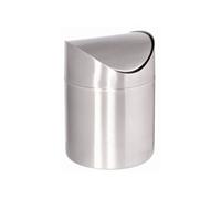 Poubelle de table en Inox Couvercle Battant