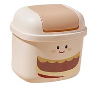 Poubelle de Table Hamburger en Plastique, Petite Corbeille Décorative | Design Ludique et Coloré, Format Compact Cuisine, Salle de Bain, Bureau et Accessoires