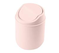 Poubelle De Table, Petite Poubelle De Bureau avec Couvercle - Poubelles en Plastique Réutilisable Poubelles Bureau Enfant pour Salon, Cuisine, Chambre À Coucher, Salle De Bains et Bureau (Rose)