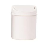 Poubelle De Table - Poubelle De Table En Plastique Avec Couvercle À Secouer - Petite Corbeille À Papier De Bureau Portable pour Bureau,Chambre Cuisine Table,Matériau PP,solide Et Durable,16.5 ×13 ×13c