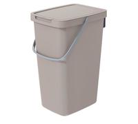 Poubelle de tri 20l Keden Systema Q couleur brun clair