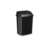 Poubelle de tri couvercle basculant de couleur 50 litres - Noir