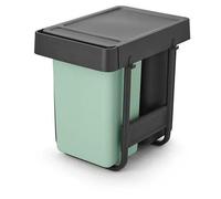 Poubelle de tri encastrable Brabantia Sort & Go 2 x 15 L vert clair