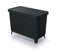Poubelle de tri Keden SYSTEMA - 3x10l noir recyclage