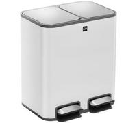 Poubelle de tri sélectif 'the classy', 2 x 12 litres
