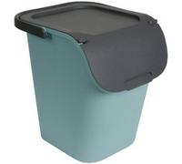 Poubelle à tri avec grande ouverture 40 litres - Vert