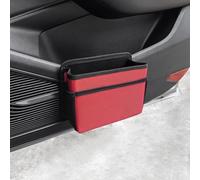 Poubelle de voiture dossier de siège suspendu grande poubelle de voiture | Installation directe sans outils, design pliable, cuir synthétique de qualité supérieure, noir, ajustement universel