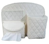 Poubelle de voiture, rangement multifonctionnel, installation facile, blanc