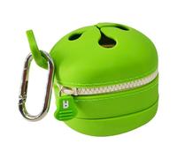 Poubelle de voyage en silicone - Conteneur à appâts à fermeture éclair - Poubelle de voyage multifonctionnelle élastique pour randonnée, randonnée, randonnée, escalade, utilisation en extérieur