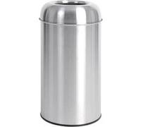 Poubelle Dôme Inox Ouverte 40 Litres Bolero 3 G