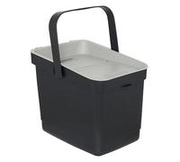 Poubelle Double Compartiment Flex 20,5L Noir