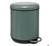 5five Poubelle à pédale de salle de bain Duo 5 L Vert Ficus