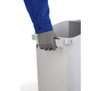 Poubelle Durabin Eco 1800503050 avec poignées de transport Gris 60 l
